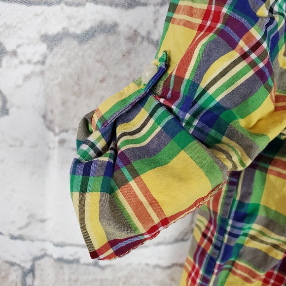Ralph Lauren Polo Button Up Plaid Shirt  24M - Picture 8 of 9